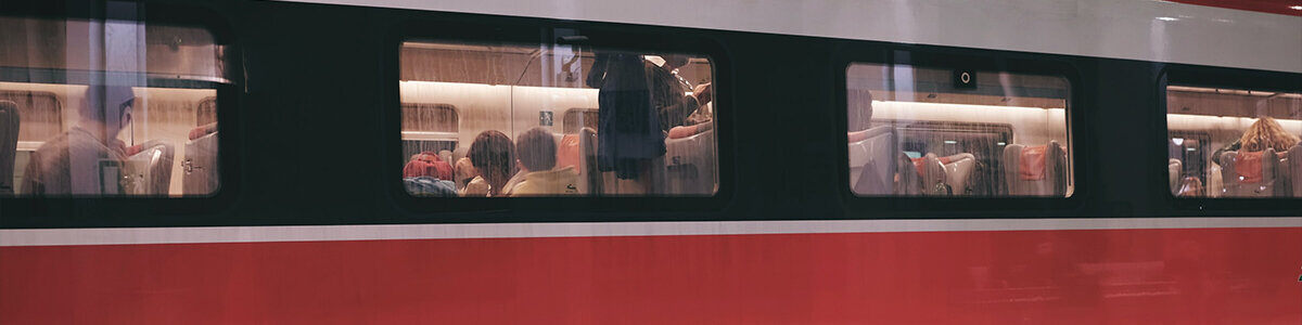 Train part of railway fleet at station
